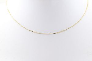 Gyermek Arany nyaklánc velencei kocka 0.5mm széles - Baba arany nyaklánc