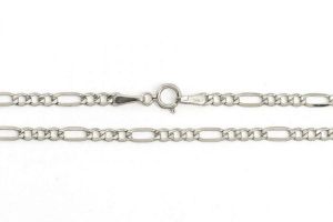 Férfi ezüst karkötő Figaro 4mm  - Baba arany fülbevaló