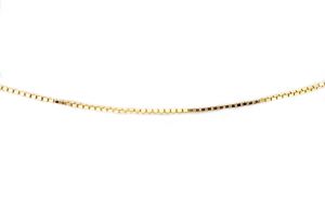 Arany nyaklánc velencei kocka 0.5mm széles - Baba arany fülbevaló