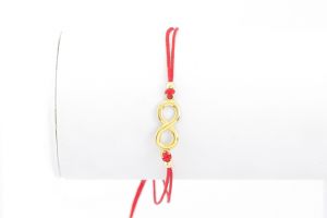 Arany zsinór karkötő áttört végtelen jel medállal - 