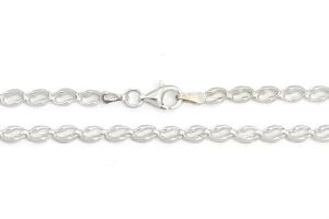 Ezüst karkötő préselt ovális díszítéssel - Ezüst karkötő