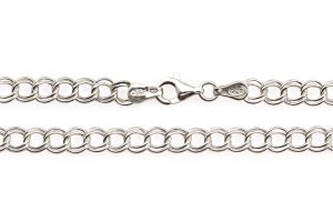 Ezüst nyaklánc széles dupla pancer 5mm - 