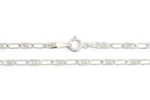 Ezüst nyaklánc keskeny Valentino 2mm - Férfi ezüst nyaklánc