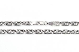 Férfi ezüst nyaklánc Charles ródiumbevonatos 6mm  - Férfi ezüst nyaklánc