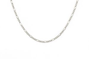 Ezüst nyaklánc Figaro ródiumbevonatos 3.5mm  - 