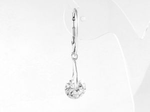 Nagy cirkónia köves ezüst fülbevaló - Ezüst medál