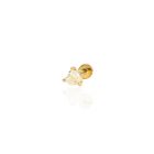 Időtlen elegancia – Arany piercing kristályos fejjel