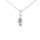 Ezüst babacipő medál