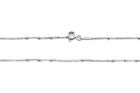 Ezüst nyaklánc bogyós szemes ródiumbevonatos